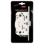 Замок межкомнатный AGB WC B01102.50.91.567 (белый) MEDIANA EV. (инд.упак+B01000.13) (АГБ)