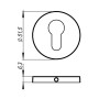 Накладка Armadillo CYLINDER ET URS CP-8 Хром (Армадилло)