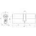 Цилиндровый механизм Гардиан GB 82 мм (41/41) Ni никель 5 кл. /128:4492/ ключ-ключ (Guardian)