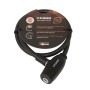 Замок тросовый Fuaro PL-0865-KEY для велосипедов (8х650мм) (английский ключ, упаковка подвес) 2 ключа (Фуаро) 42299