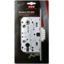 Замок магнитный межкомнатный AGB B06103.50.06.567 MEDIANA POLARIS (врезной, под цилиндр) с ответной планкой B02402.05 цвет никель (АГБ) 25601