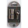 Цилиндровый механизм Fuaro R600/90 мм-BL (50+10+30) CP хром 5 кл. БЛИСТЕР ключ-ключ (Фуаро)