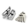 Цилиндровый механизм Fuaro R602/68 мм (26+10+32) CP хром 5 кл., с вертушкой (Фуаро)