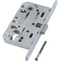 Замок магнитный межкомнатный AGB B06103.50.34 MEDIANA POLARIS (врезной, под цилиндр) цвет матовый хром (АГБ) 28743