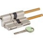 Цилиндровый механизм Mottura C48P413101C5 (72 мм/36+10+26), МАТ.НИКЕЛЬ, под вертушку (Моттура)