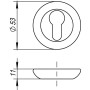 Накладка под цилиндр Fuaro ET RM SG/GP-4 (Фуаро)