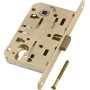 Замок магнитный межкомнатный AGB B06103.50.23 MEDIANA POLARIS (врезной, под цилиндр) цвет матовая латунь (АГБ) 30455
