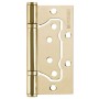 Петля универсальная Fuaro без врезки 500-2BB/BL 100x2,5 PB (латунь) БЛИСТЕР (Фуаро)