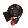 Замок тросовый Fuaro PL-12100-KEY для велосипедов (12х1000мм) (перфорированный ключ, упаковка подвес) 3 ключа (Фуаро) 42307