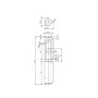 Петля приварная Fuaro T2/150-22 с подшипником (Фуаро)