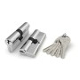 Цилиндровый механизм Fuaro R300/60 мм (25+10+25) CP хром 5 кл. ключ-ключ (Фуаро)