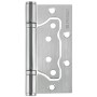 Петля универсальная Fuaro без врезки 500-2BB/BL 100x2,5 SC (мат. хром) БЛИСТЕР (Фуаро)