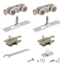 Комплект для раздвижных дверей Armadillo Comfort - PRO SET 1 /rollers/ 80 (CFA170) (Армадилло)
