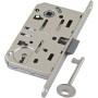 Замок межкомнатный AGB B01101.50.34 под ключ (матовый хром) MEDIANA EVOLUTION (АГБ)
