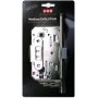 Замок межкомнатный AGB B01103.50.06.567 MEDIANA EVOLUTION (под цилиндр) с ответной планкой B01000.13 цвет никель (АГБ) 25801