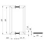 Ручка скоба Fuaro PH-23-25/300-INOX (нержавейка 304)