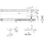 Комплект для раздвижных дверей Armadillo Comfort - PRO SET 2 /soft close/ 80 (CFA170А) (Армадилло)