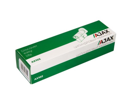 Цилиндровый механизм Ajax AX102/80 мм (35+10+35) CP хром с вертушкой, 5 кл. (Аякс)