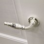 Дверная ручка Armadillo Bella CL2-SILVER-925 на круглой розетке Серебро 925