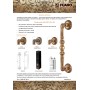 Ручка скоба PALAZZO Fuaro PULL SM RB-10 французское золото (1 штука)