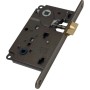 Замок межкомнатный AGB WC B01013.50.12 Защелка вверху (античная бронза) (АГБ)