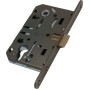 Замок межкомнатный AGB B01103.50.12.567 MEDIANA EVOLUTION (под цилиндр) с ответной планкой B01000.13 цвет античная бронза (АГБ) 25803
