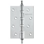 Петля универсальная Fuaro 4BB/A/BL 100x75x2,5 CP (Хром) БЛИСТЕР (Фуаро)