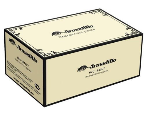 Ручка поворотная Armadillo WC-BOLT BK6/CL-SILVER-925 Серебро 925 (Армадилло)