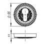 Накладка Armadillo CYLINDER ET/CL-ABL-18 Темная медь 2 шт. (Армадилло)