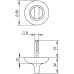 Ручка поворотная Fuaro BKW8 RM-CP-8 (Фуаро)