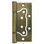 Петля универсальная Fuaro без врезки 500-2BB 100x2,5 WAB (матовая бронза) (Фуаро)