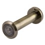 Глазок дверной Fuaro DVZ4, 16/200/70x130 (оптика пластик, угол обзора 200) AB Бронза (Фуаро)