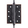 Петля Armadillo (Армадилло) универсальная Castillo CL 500-A4 102x76x3,5 ABL-18 Темная медь