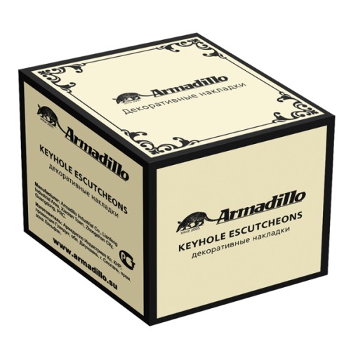 Накладка Armadillo (Армадилло) CYLINDER ET/CL-CP-8 Хром 2 шт.