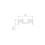 Вертикальный Armadillo (Армадилло) профиль SWD/SLD.Scope 37/13/3200 profile AL (3,2 м)