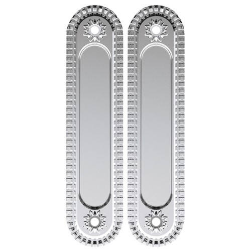 Ручка Armadillo (Армадилло) для раздвижных дверей SH.CL152.010 (SH010/CL) SILVER-925 серебро 925