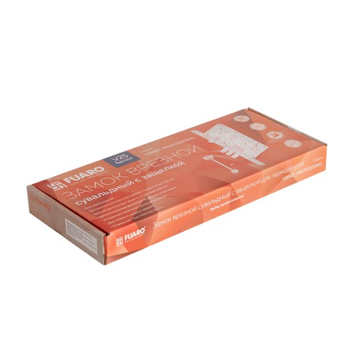 Замок Fuaro (Фуаро) врезной сувальдный TERMO MDV25/S-60.85.3R16 4 key (ключ удл. 120/75 мм)