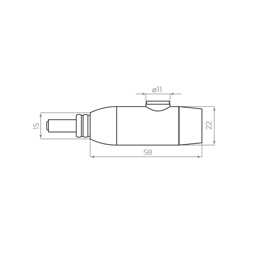 Замок Ajax (Аякс) навесной PD-0665-KEY