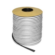 Уплотнитель Fuaro (Фуаро) самоклеящийся ADH/P-9x5,5mm BLACK черный 100m