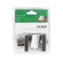 Ручка поворотная Ajax (Аякс) с фиксацией ключом BK6.FIX.JK AB-7 бронза