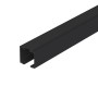 Комплект Armadillo (Армадилло) верхняя направляющая + декор.накладка SLD.Comfort-PRO.KIT/3000 track + dec (3м) BL Черный