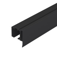 Комплект Armadillo (Армадилло) верхняя направляющая + декор.накладка SLD.Comfort-PRO.KIT/2000 track + dec (2м) BL Черный