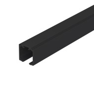Комплект Armadillo (Армадилло) верхняя направляющая + декор.накладка SLD.Comfort-PRO.KIT/2000 track + dec (2м) BL Черный