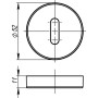 Накладка Armadillo (Армадилло) NORMAL PS URB SN-3 Матовый никель 2 шт.