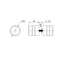 Ручка-кнопка Fuaro (Фуаро) R.DSS304-button INOX 304