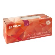 Ручка Fuaro (Фуаро) раздельная R.SLR52.ABRASIVE CP-8 хром