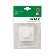 Ручка Ajax (Аякс) поворотная BK6.K.JK51 (BK6 JK) WH-19 белый