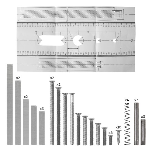 Замок врезной электронный с ручкой Kaadas S500 с отпечатком пальца, черный Замок врезной электронный с ручкой Kaadas S500 с отпечатком пальца, черный