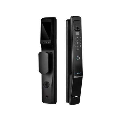 Замок врезной электронный Hogo V05 с распознаванием лица, черный Замок врезной электронный Hogo V05 с распознаванием лица, черный