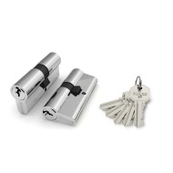 Цилиндровый Fuaro (Фуаро) механизм 100 CA 80 mm (35+10+35) CP хром 3 кл.